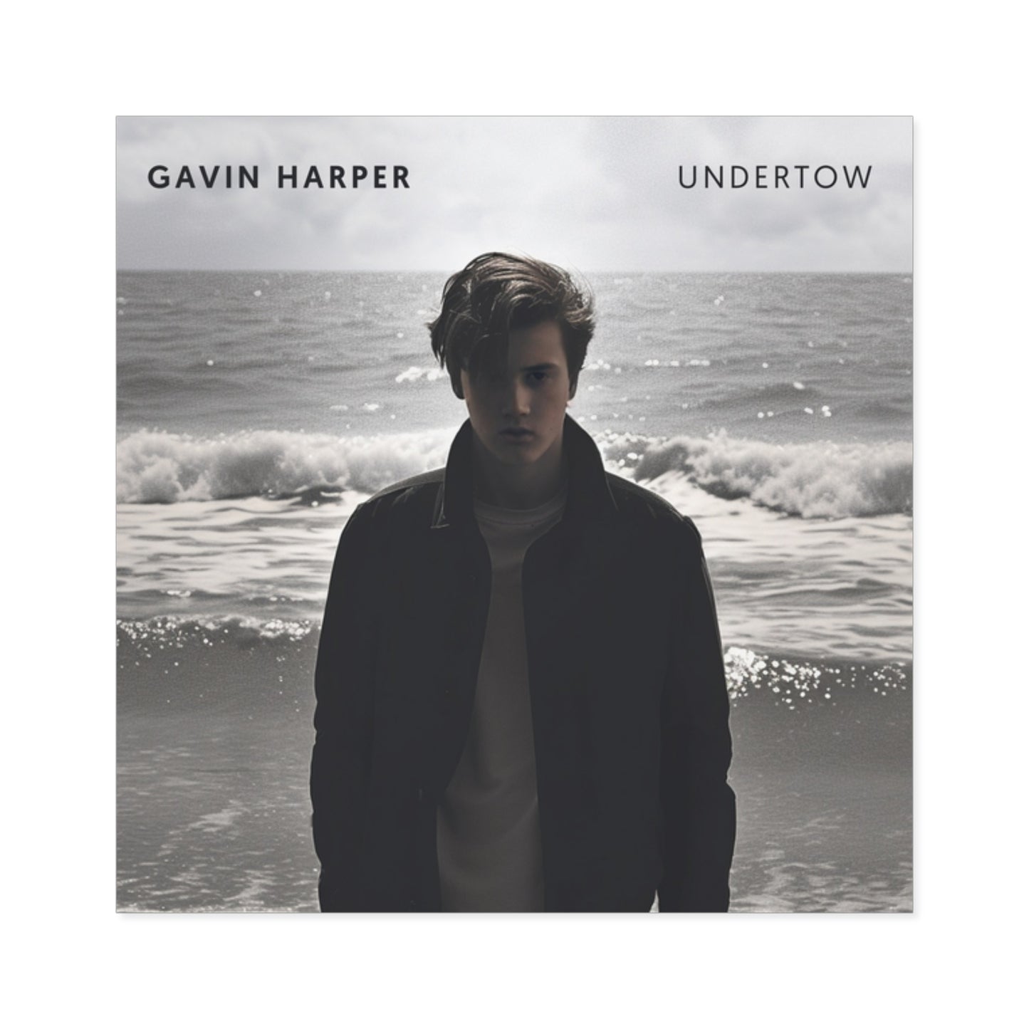 Undertow Square Sticker, Indoor/Outdoor