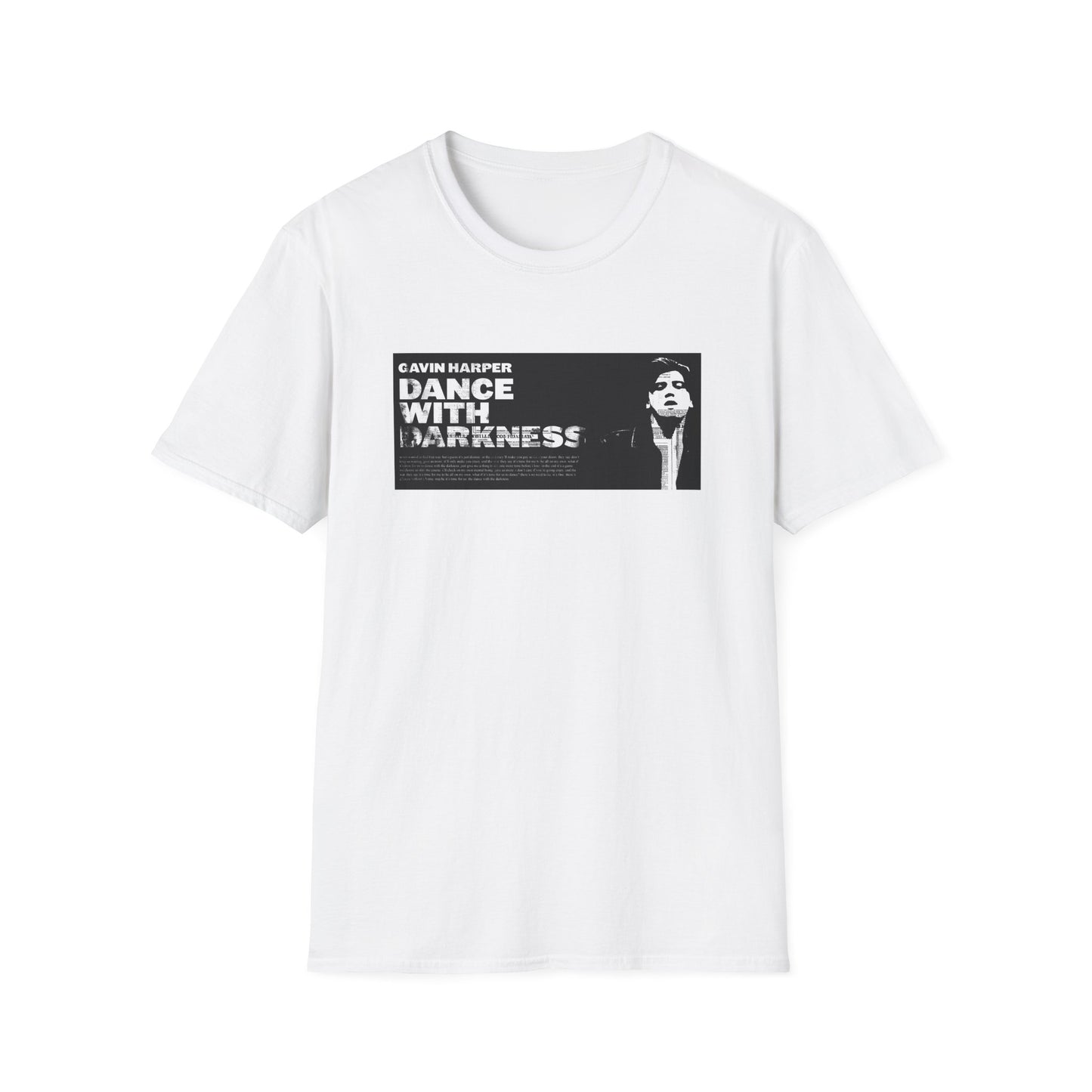 Dance With Darkness Headlines T-Shirt - White